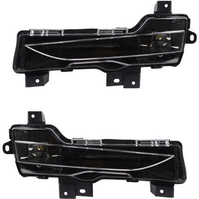 2 STuks Mistlampen Perfecte Pasvorm Uitstekende Prestaties 1077391 00 E Vervanging voor Tesla Model 3 2017 black
