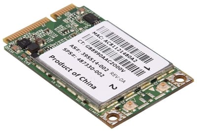 Allecto - Mini PCI Express Netwerkkaart - Draadloze adapter - 300Mbps - Dual Band - 2.4G/5Ghz - Geschikt voor XP/WIN/WIN8/WIN10 - Compact formaat