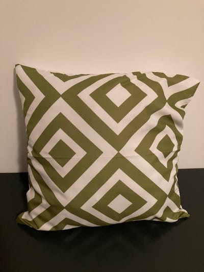 Nordic Geometry Collection Kussenhoes – Olive Green Edition - 45x45 cm
