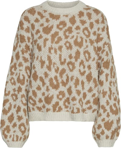 VERO MODA - VMZELMALEO LS O-NECK BLOUSE GA BOO - Dames - Gebreide truien