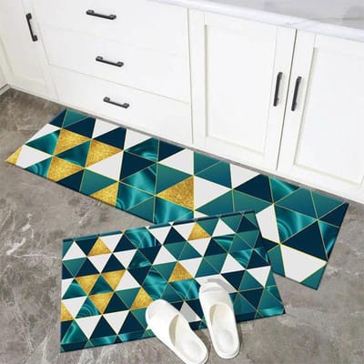Absorberende Keukenmat Set Antislip Sneldrogend Tapijt Badkamer Vloermat Toilet Wasbaar Entree Deurmat Woonkamer Kleden 40cmx60cm 1pc gray