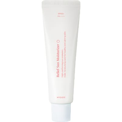 HYGGEE Crème Solaire Hydratante Apaisante 50ml [SPF50+ PA++++] Crème Solaire Hydratante Protection UV Quotidienne