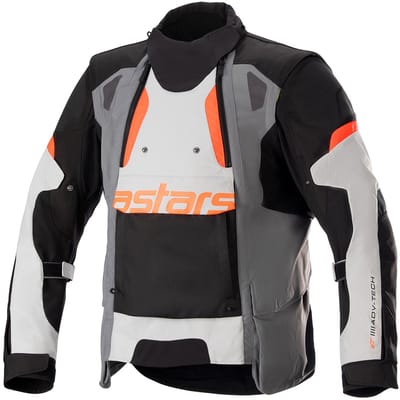 Alpinestars Halo Drystar Jas Donker Grijs Ijs Grijs Zwart - Maat S - Jas