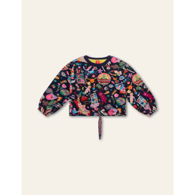 Oilily Hexima Sweater- maat104/4yr Patriot Blauw
