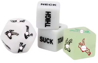 CHPN - Erotische Dobbelstenen set - Sex dobbelstenen - Dobbelstenen set met standjes - Voorspel - Opdrachten - Erotiek - Glow in the Dark - Standjes kiezen