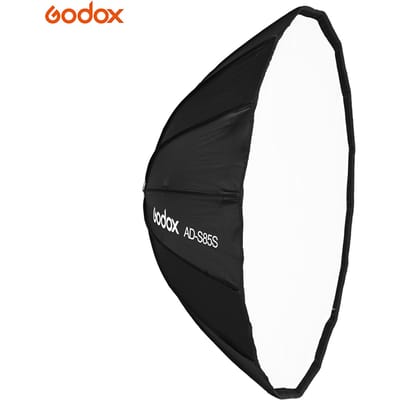Godox AD-S85S 85cm/33.5in Draagbare Diepe Parabolische Softbox Paraplu Godox Mount Snelle Installatie AD-S85S