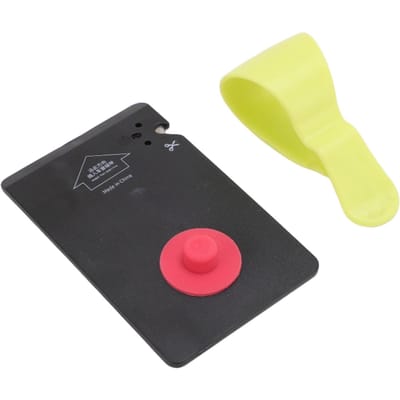 Carte Brise-Vitre de Voiture Broche en Acier de Tungstène Type Carte Coupe-Ceinture de Sécurité Brise-Vitre pour Urgence black