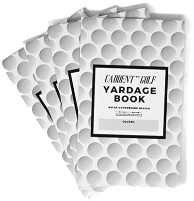 Golfdagboek en logboek - essentieel hulpmiddel voor serieuze golfers - 4 stuks yardage boeken