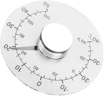 Buitenthermometer Raam - Weermeter Temperatuur - Buiten Temperatuur - Hoge Gevoeligheid - 11cm Diameter