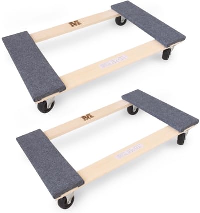 Verhuisplateau voor Zware Meubels - Set van 2 Stevige Dolly's