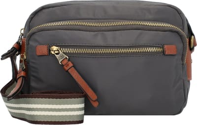 camel active Schoudertas Bari Cross Bag Dark Grey Grijs