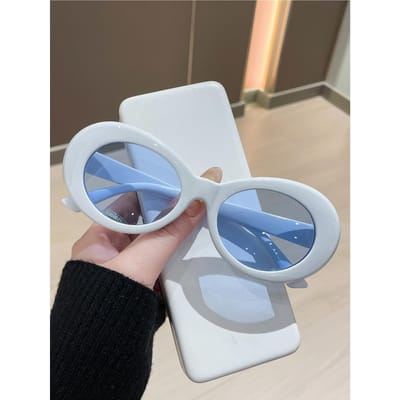 Premium Mode Dames Ovalen Zonnebril Vintage Man Designer Zonnebrillen Mode UV Bescherming Brillen UV400 Oculos De Sol 1PCS