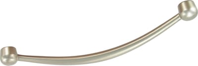 TQ4U meubelgreep 160mm slanke afgeronde vormgeving | NIKKEL GESATINEERD