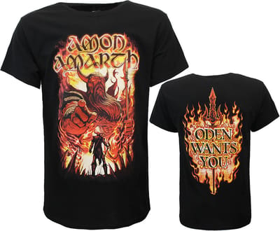 Amon Amarth Oden Wants You T-Shirt - Officiële Merchandise - S