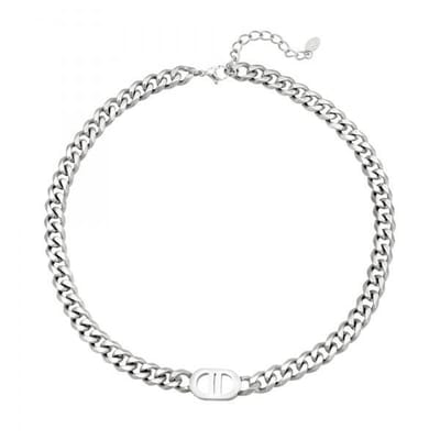 Ketting The Good Life - Ketting DD - Yehwang - Schakelketting - One size - Zilver