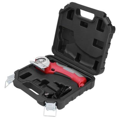 MTMC4.2V Handheld Tapijt Schaar Elektrische Snijmachine voor Stof Leer Kleermaker Stof Wol black