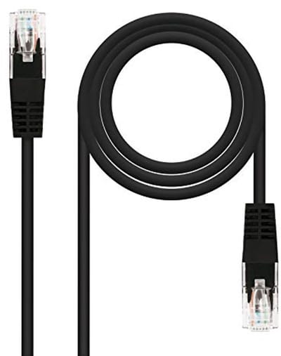 CAT6 UTP Netwerkkabel 1 m - Zwart