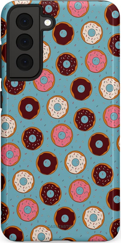 Casetastic Hoesje Geschikt voor Samsung S21 FE - Stijlvolle Beschermende Duo-layer Case - Donut Dromen