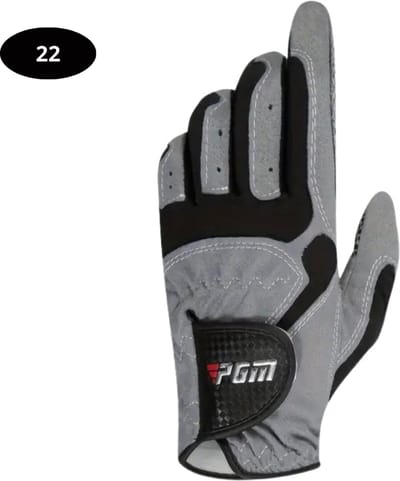 Livano Golfhandschoenen - Golf Accessoires - Handschoen AntiSlip - Heren - Links - Grijs - Maat S