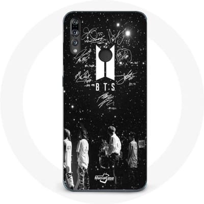 Coque - BTS - Huawei P30 Lite - Souple - Noir - Membres BTS
