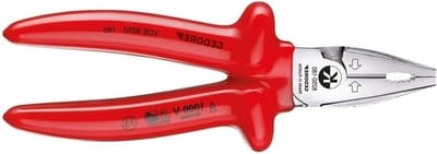 Combinatietang - Kracht tang - Zwaar werk - Geïsoleerde handgreep - 225 mm - Geel