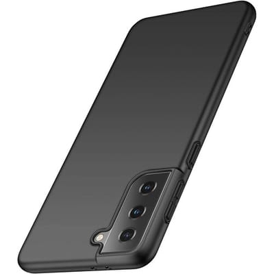ShieldCase Slim case geschikt voor Samsung Galaxy S21 - zwart - Lichtgewicht Beschermcase - Dunne en Flexibele Cover - Duurzame Slim Fit Cover - Val- en Krasbestendige Case - Slanke Beschermhoes