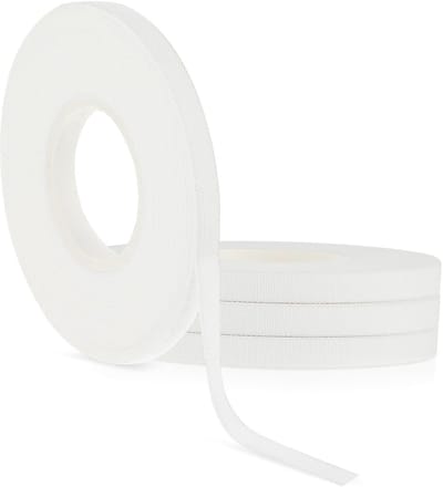 4 rollen witte vingertape, hypoallergeen, 0,5 cm x 10 m, huidvriendelijke handbalaccessoires, kinesiologie, elastische kinesiologie-tape voor volleybal, keeper, training voor