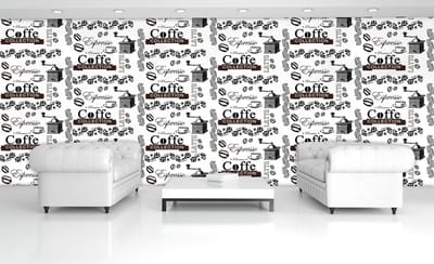 Fotobehang Vlies | Keuken, Koffie | Bruin | 368x254cm (bxh)