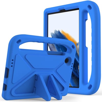 Coverup Tablethoes geschikt voor Samsung Galaxy Tab A11 (8,7") / Tab A9 Hoesje - ShockProof Kids Case - Blauw