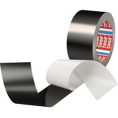 tesa 50577-00000-01 Aluminium tape Zwart (mat) (l x b) 25 m x 50 mm 1 stuk(s)