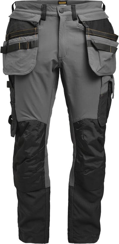 Jobman 2391 Craftsman Trousers Stretch 65239170 - Donkergrijs/Zwart - C44