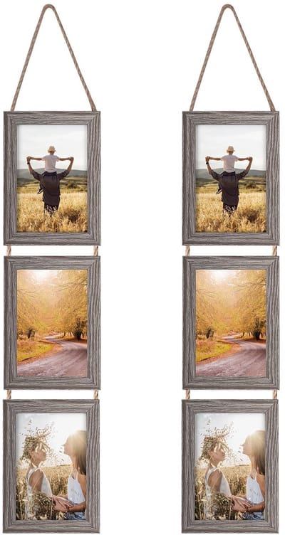 Unyqoos ® Elegante Collage Fotolijst Set voor 10x15 cm Foto's - Rustiek en Sfeervol Ontwerp