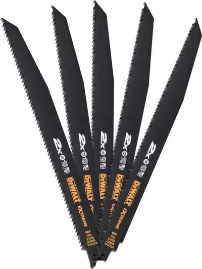 DeWalt Extreme Serie - Reciprozaagblad - 305mm - Bi-Metaal - Voor Hout met Spijkers