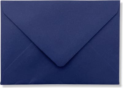 Cards & Crafts 50 Luxe Enveloppen - C7 - Donker Blauw - 8,1x11,4cm - 120 grams - Geschikt voor A7