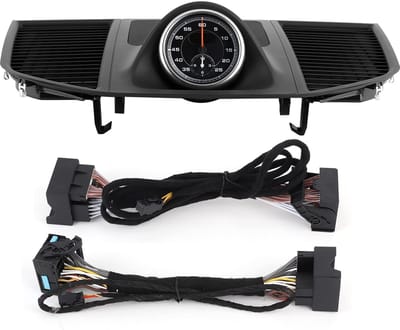 aladdien - Auto Dashboard Klok - Professionele Dash Klok - Zwart - Instrumentenpaneelafdekking - Geschikt voor - 2014-2020