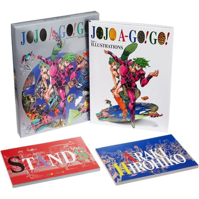 Illustratieboek JOJO A-GO!GAAN!  boxset, Ultieme Editie. JoJo's bizarre avontuur black