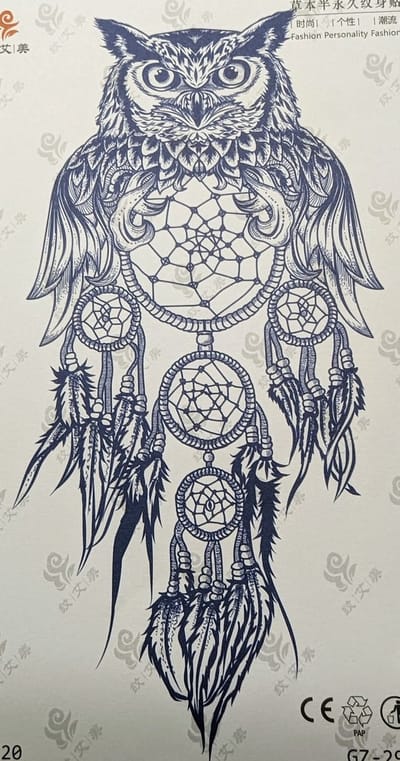 Semi-permanente tatoeage - Bijna original - Makkelijk in gebruik - Kool - Sexy - Waterbestendig - Mooie ontwerpen - Natuurlijk Veganistisch - Niet-toxisch – Duur tot 10 a 15 dagen - Door idereen te gebruiken.- 84