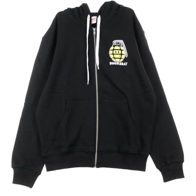 Hoodie Zip Man R.o.o.t. Zwart