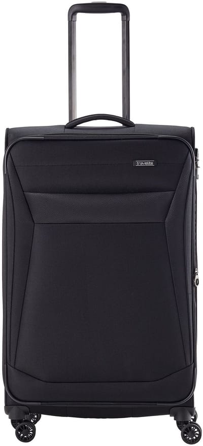 travelite Chios 4W Trolley Black Zwart 78cm