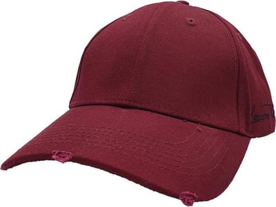 Lauren Rose - Plain - Burgundy - Strapback Pet - Fashion Fit - One Size - Rood