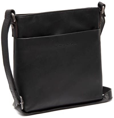 The Chesterfield Brand Leren Schoudertas Navene Crossbody Bag Black Zwart