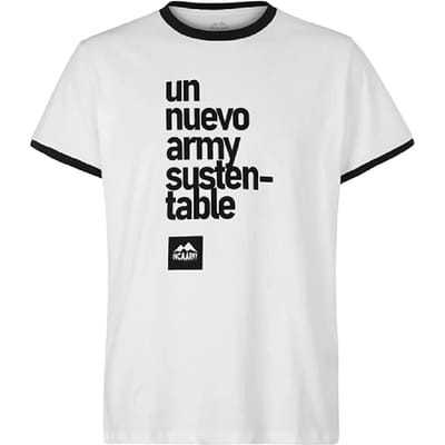 T-shirt van biologisch katoen Inca Army Army 180