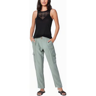 PAIGE Becca Pant Laurel Green Maat: 2 | Cargobroeken Outlet | Dames | Grijs