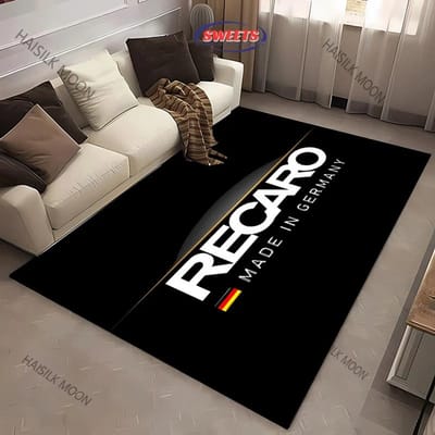 R-Recaro Logo Bedrukt Tapijt Woonkamer Slaapkamer Kantoor Groot Kleed Salontafel Balkonmat Verjaardag Thanksgiving Kerstcadeau 40x60cm (16x24in)