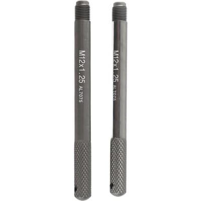 1 Paar Wieluitlijnpin Hoge Hardheid Slijtvast Roestvrij Velgbout Pilotpen voor Auto M12x1.25 gray