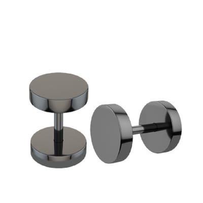 1.2 mm plug 8 mm zwart (2st) - LMPiercings