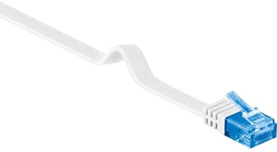 Wentronic CAT6A Netwerkkabel - RJ45 - Blauw;Wit - 10 m