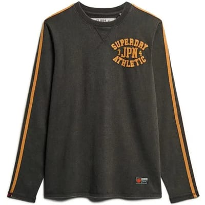 Superdry - Vintage Athletic gestreepte top met lange mouwen - Heren - Tops