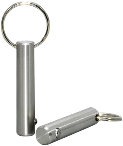 Snelontgrendelingspen - Kogelvergrendelingspen - Veelzijdig Bevestigen - Met Trekring - 6 mm Doorsnede - Vernikkeld