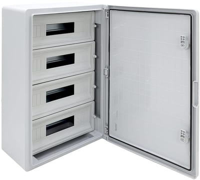 Verdeelverdeelkast Buiten - Stroomkast Tuin - Elektrische Installaties Beveiligen - IP65 Stof- en Straalwaterdicht